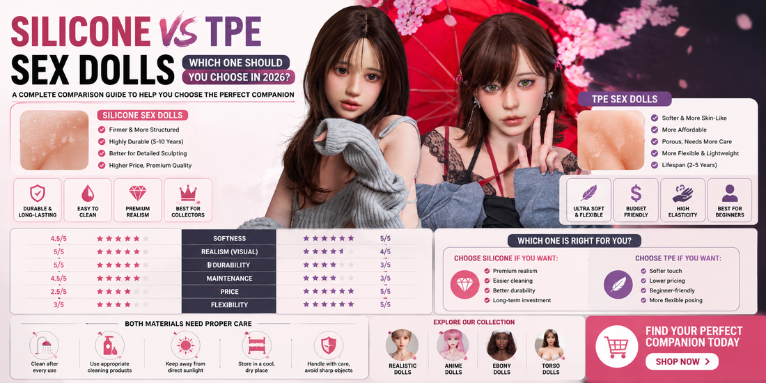 Silicone vs TPE Sex Dolls: Which One Should You Choose in 2026?