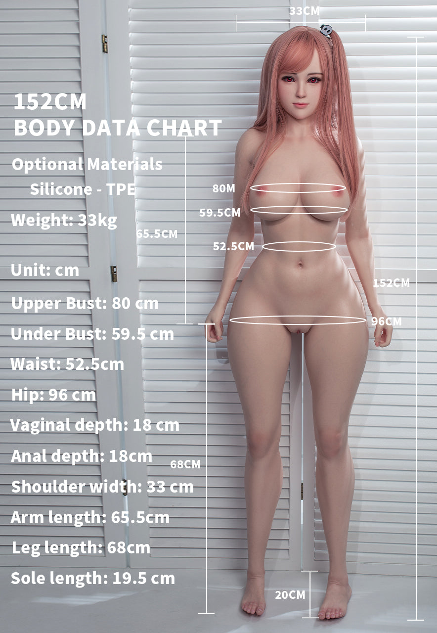 Jiusheng Una 152cm Full Silicone Doll with 125B Head – Elegant Realism