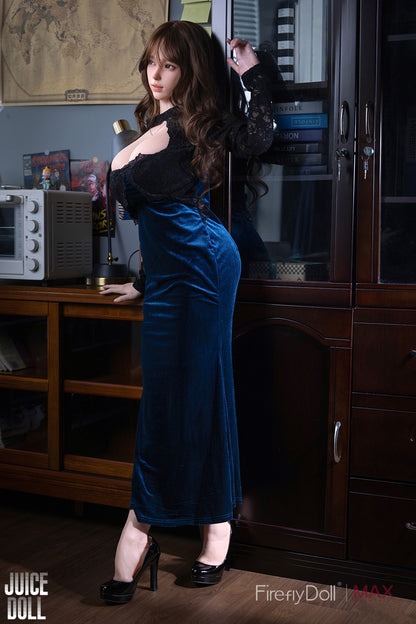160cm Firefly Doll MAX Series Silicone Sex Doll Blue Cheongsam Girl Yelan