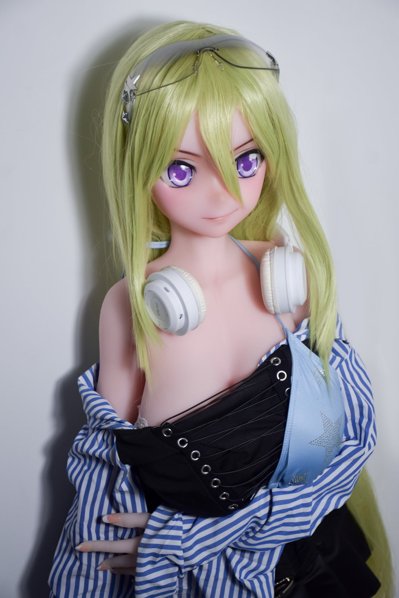 Tsukuyomi Ayana-Rhythm Star Muse - Anime Style Green Hair ElsaBabe Doll