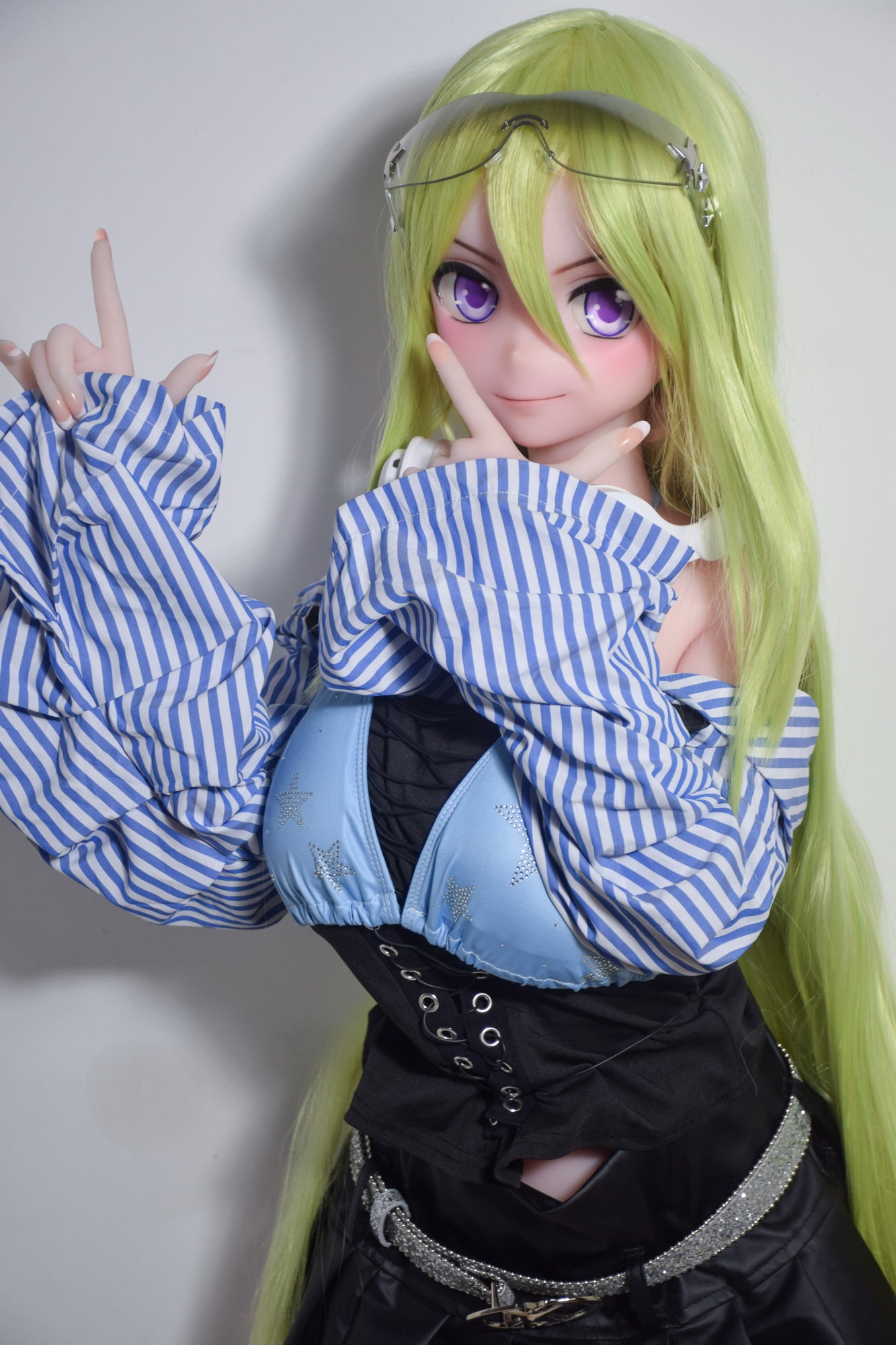 Tsukuyomi Ayana-Rhythm Star Muse - Anime Style Green Hair ElsaBabe Doll