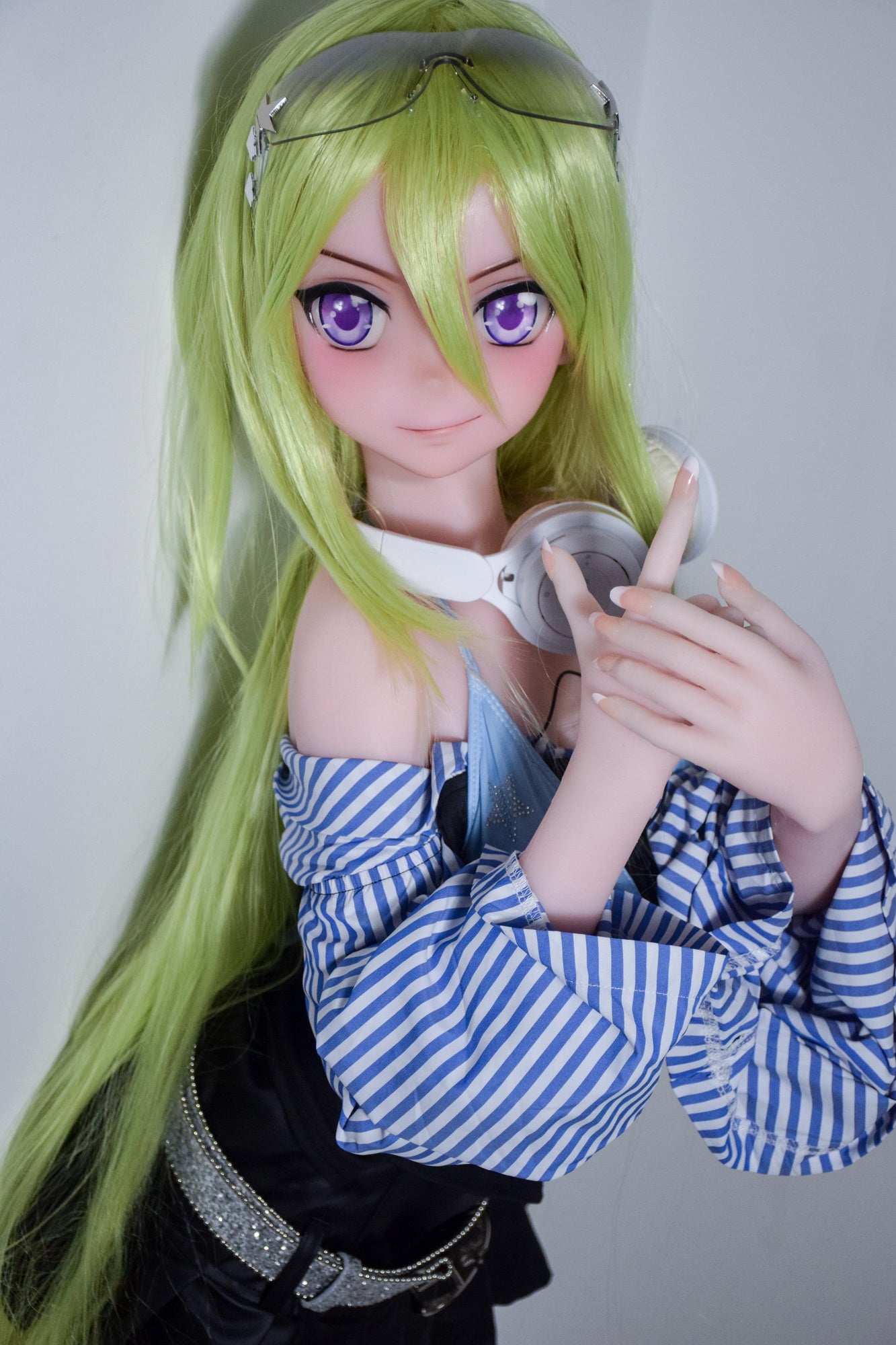 Tsukuyomi Ayana-Rhythm Star Muse - Anime Style Green Hair ElsaBabe Doll