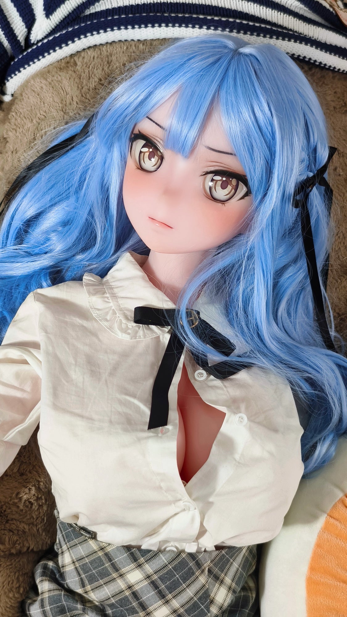 Nakano Kasumi 148cm Full Silicone Elsababe Doll - Adorable School Uniform Look