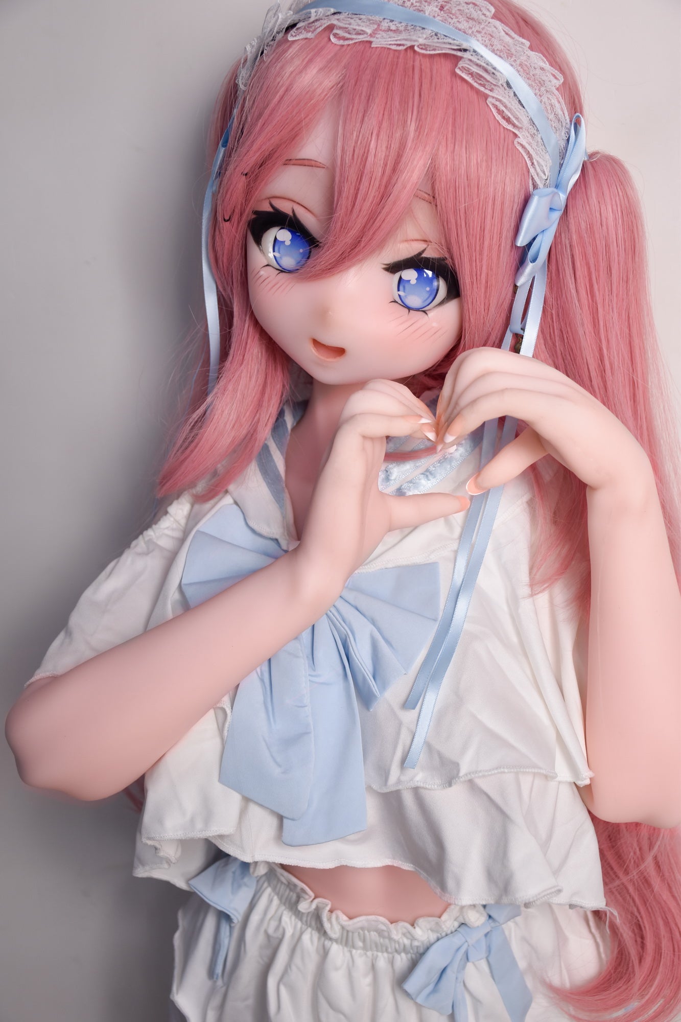 Elsababe 148cm Silicone Anime Doll – Pink-Haired Healing Angel Molly