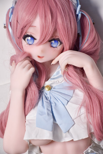 Elsababe 148cm Silicone Anime Doll – Pink-Haired Healing Angel Molly