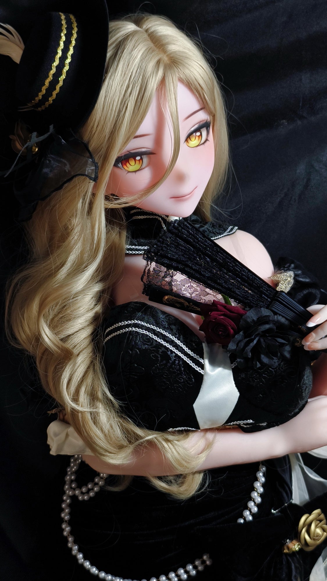 ElsaBabe Doll Mizuta Nina 148cm Blonde Amber-Eyed Full Silicone Anime Doll