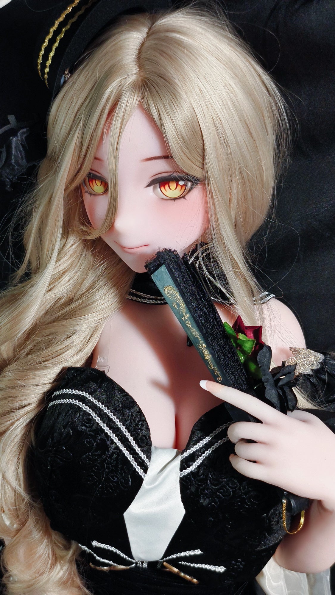ElsaBabe Doll Mizuta Nina 148cm Blonde Amber-Eyed Full Silicone Anime Doll