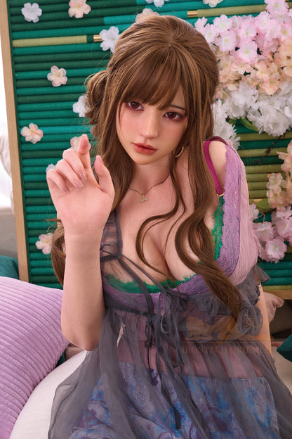 [Oriental Series] Irontech Doll 161cm Silicone Lifelike Love Doll – T4 Head, Silk Glow Skin, Sensual Floral Elegance
