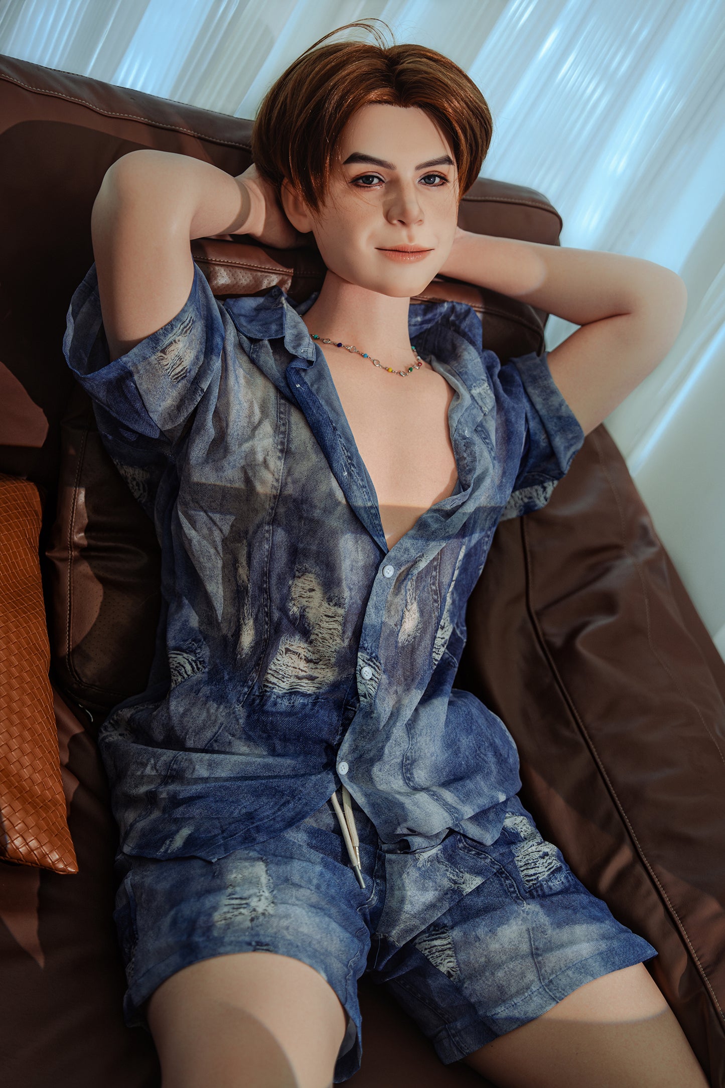 SY Doll 160cm Full Silicone Realistic Male Sex Doll – Laid-Back Intellectual Boy "Riku"