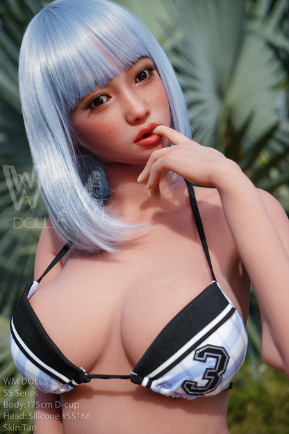 WM Doll 175cm/5ft9 B-cup Silicone Head S-TPE Body Sex Doll – Weitta