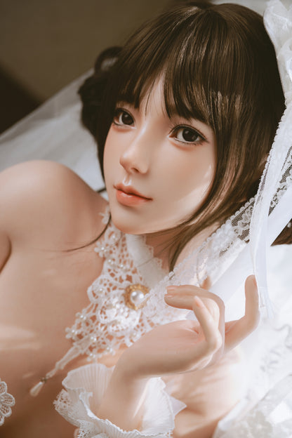 Jiusheng Wanwan 156cm Full Silicone Lolita Doll – Elegant White Lace Beauty