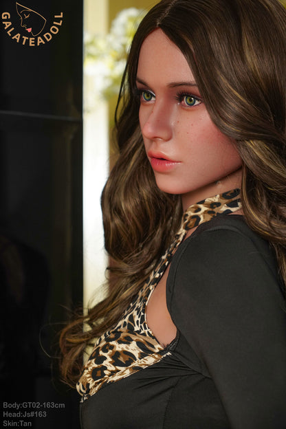 Wild Leopard – 163cm/5ft4 Sexy Leopard Print Silicone GT02 D-cup Galatea Doll