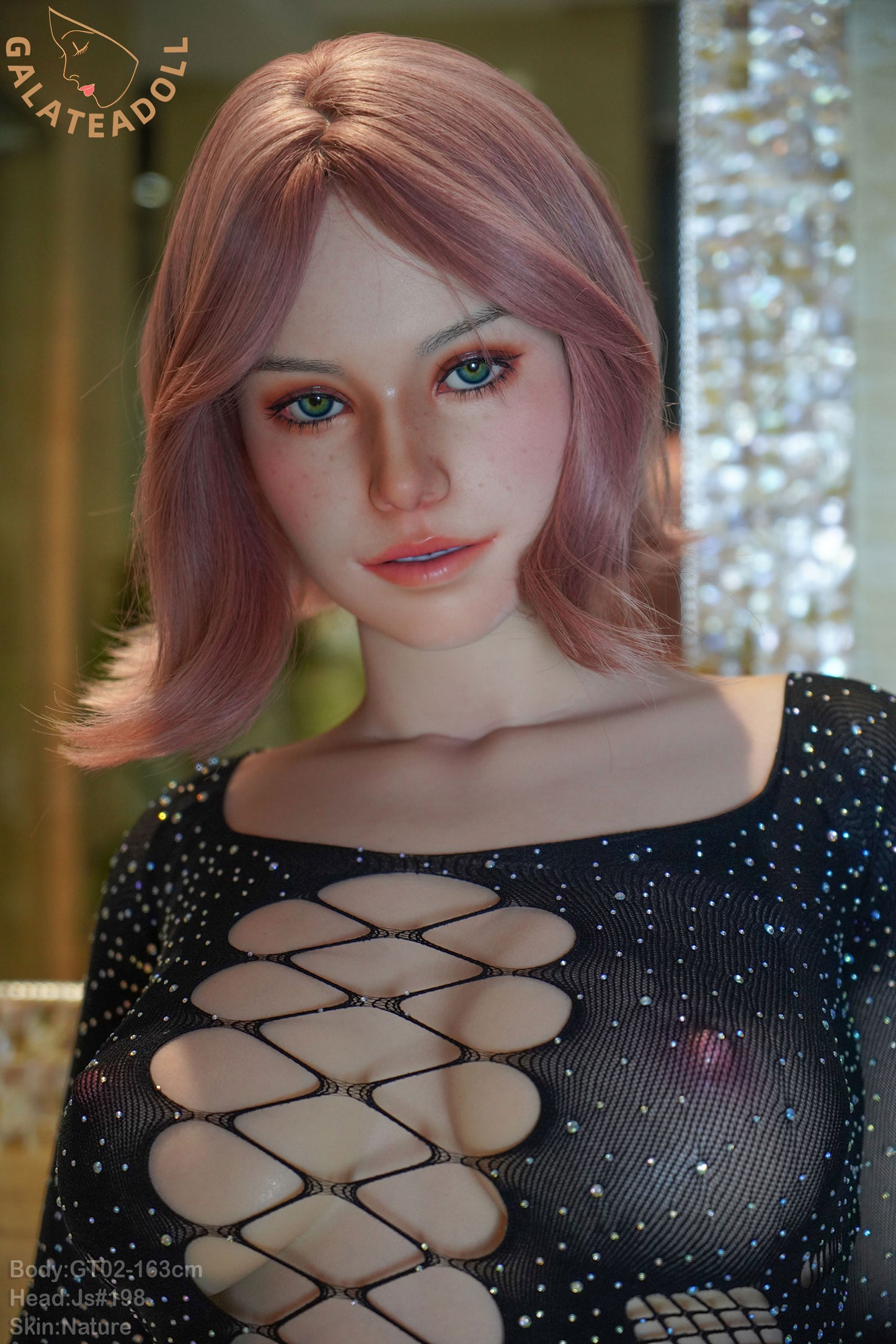 Galatea Doll 163cm Silicone Sex Doll with D Cup – Fantasy Pink-Haired Night Jewel