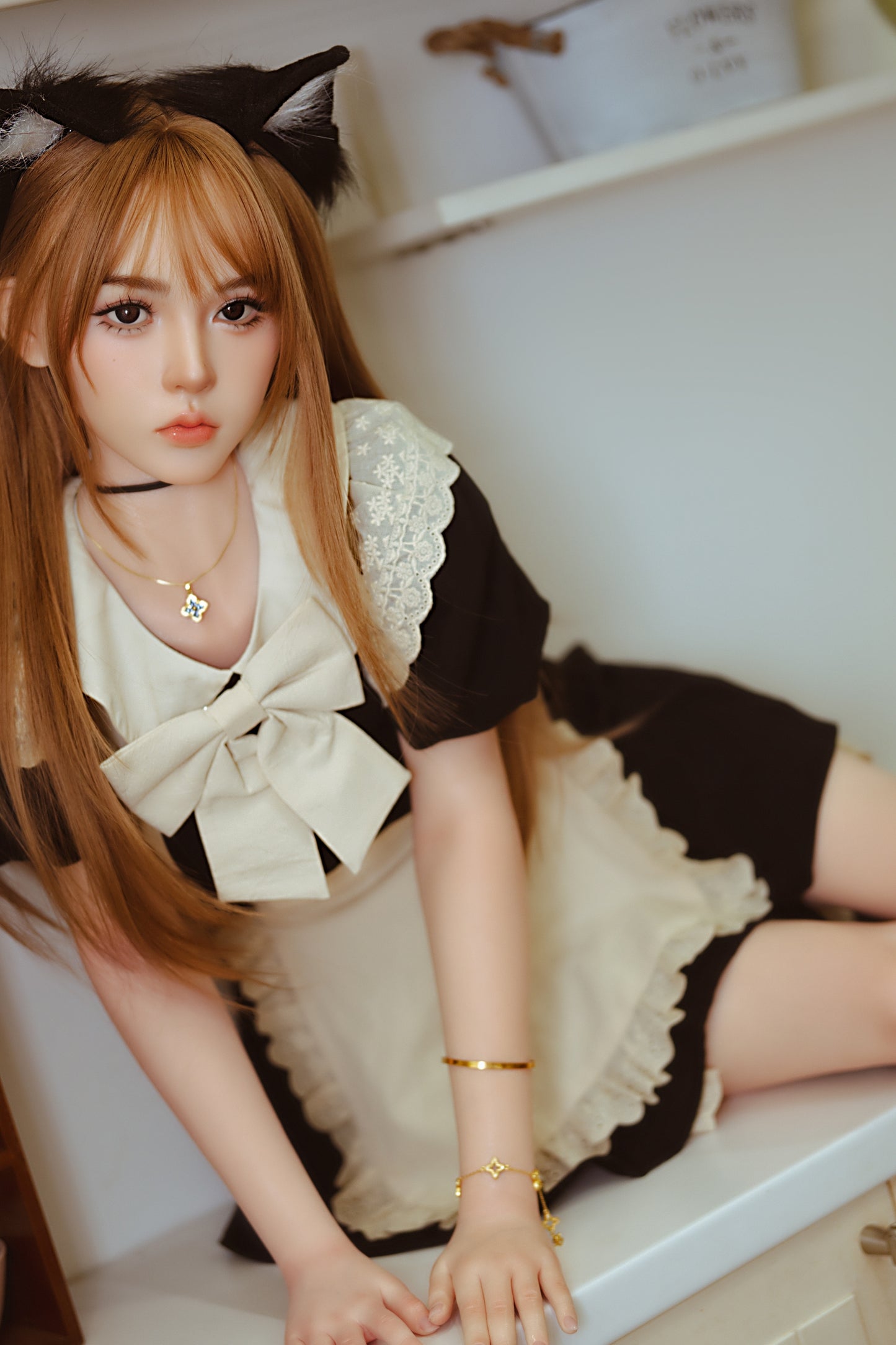 MLW Xiaodai 149cm Full Silicone Maid Doll – Cute Anime-Inspired Silicone Companion