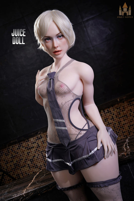 Doll-Castle | Cute Femboy Doll 148cm – Slim Body, Soft Skin, Androgynous Blonde Look