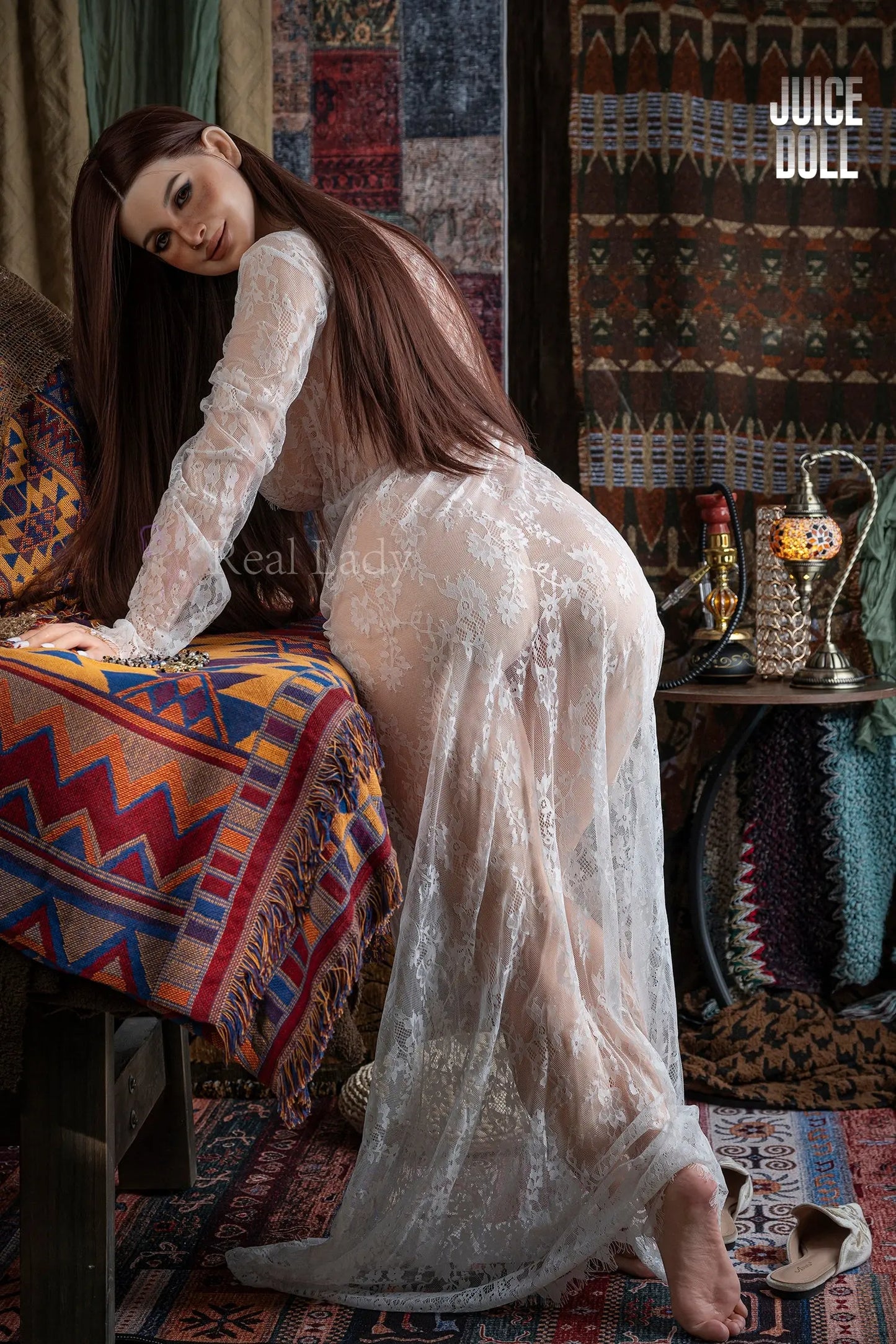 Real Lady Golden Bride Sex Doll RL168 R2 Ruby Silky Cream
