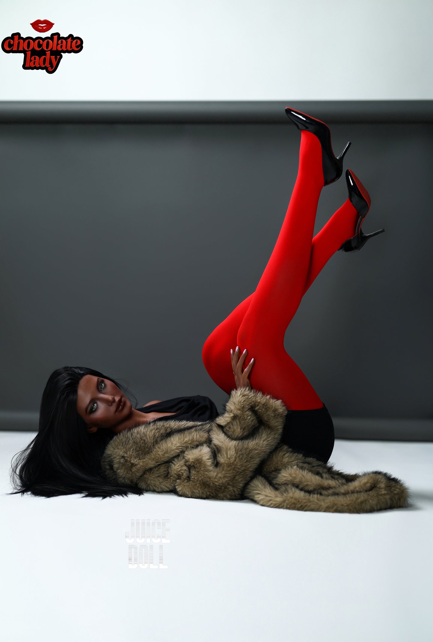 ChocolateLady Doll | Realistic 166cm (5.45ft) Silicone Sex Doll | E Cup | Naomi | Black Skin