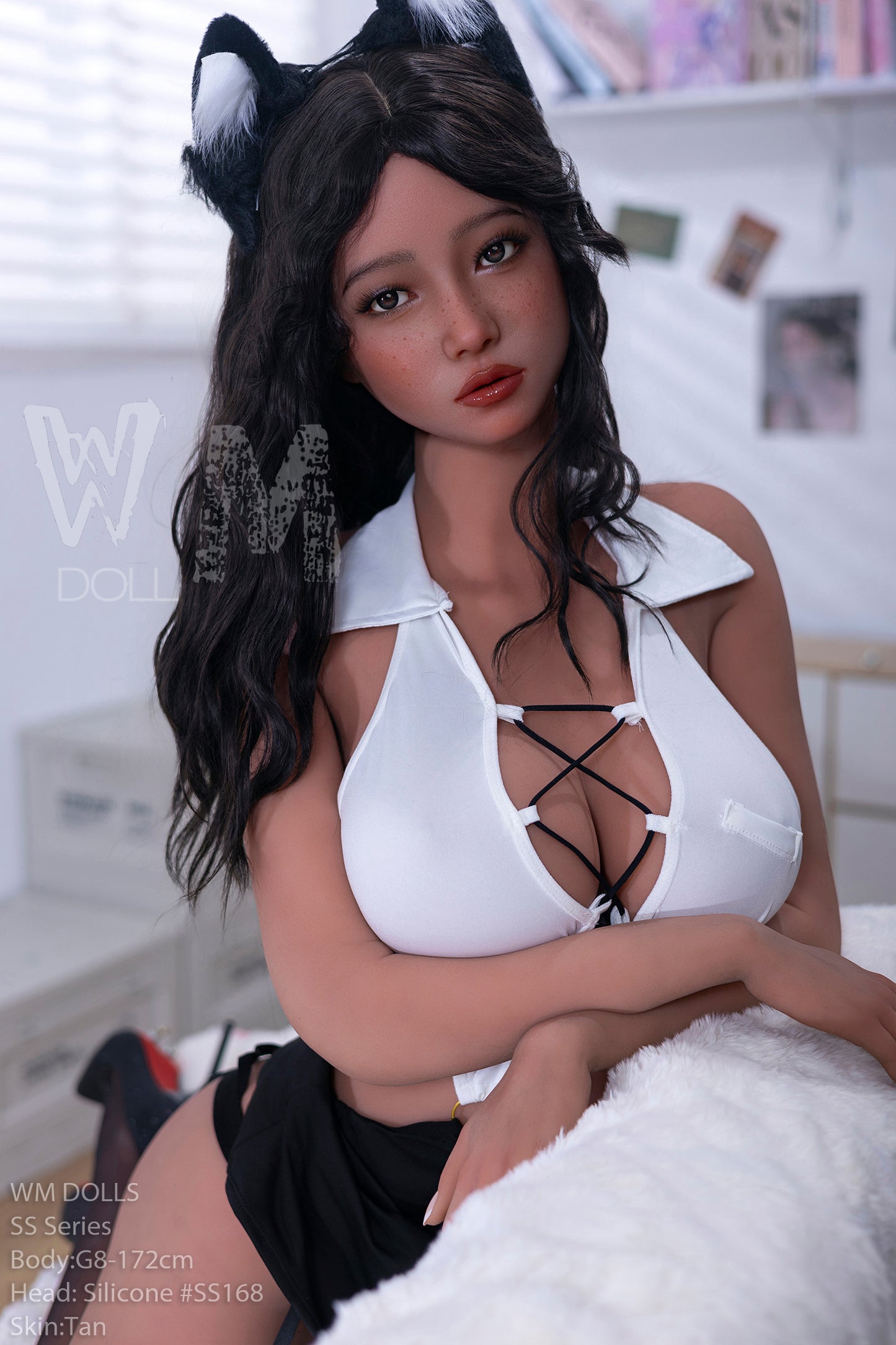 WM Doll 172cm/5ft8 D-cup Silicone Head S-TPE Body Sex Doll – Lawen