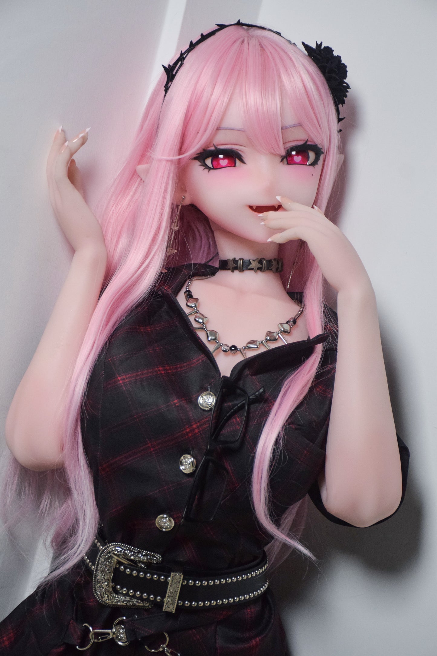 Elsababe Kamiya Shiori - 148cm Pink-Haired Devil Girl Full Silicone Love Doll
