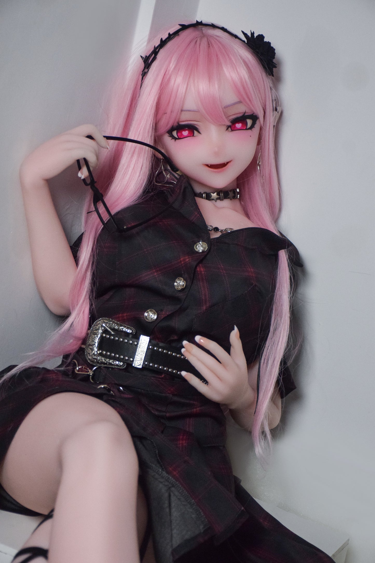 Elsababe Kamiya Shiori - 148cm Pink-Haired Devil Girl Full Silicone Love Doll