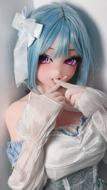 Elsababe Doll Asakura Marie 148cm Full Silicone Anime-Style Blue Hair Doll
