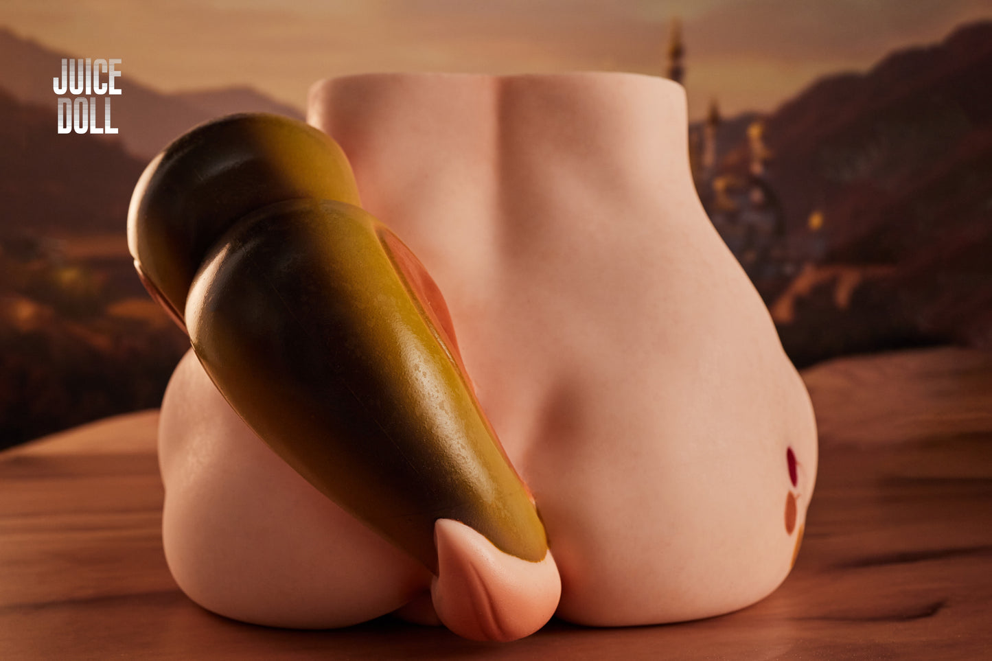 Climax Doll Pro Series PA Butt Torso Peppy Cinnamon | Soft Realistic Silicone Style Torso