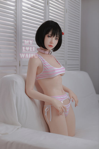 MLW Full Silicone Torso Doll Miyu - 103B Head Sculpt T1 Half Body Sweet Pink Cutie