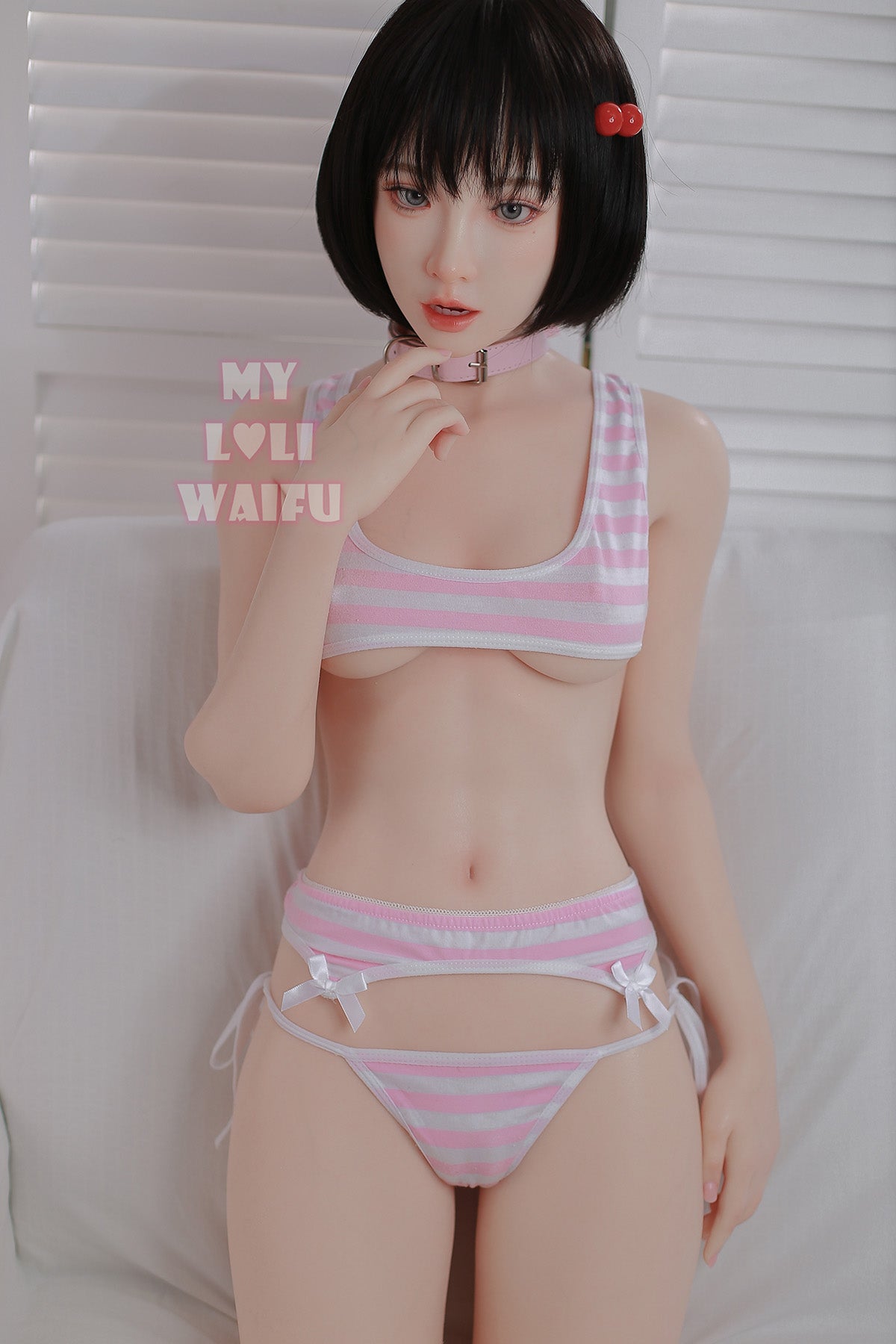 MLW Full Silicone Torso Doll Miyu - 103B Head Sculpt T1 Half Body Sweet Pink Cutie